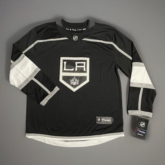 Fanatics Breakaway NHL LA Kings Home Black Hockey Jersey Mens Size